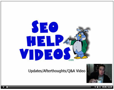 seo help videos afterthoughts teaside q&a